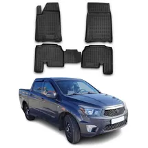 Omac 6711444 Fußmattensatz Menge: 4, Schwarz TPE (thermoplastischer Elastomer)