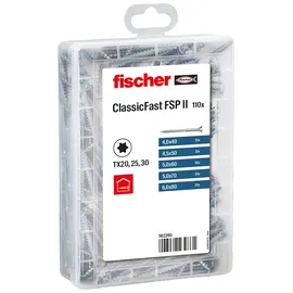 Fischer Hohlschrauben 4,0-6,0 mm 110 Stück