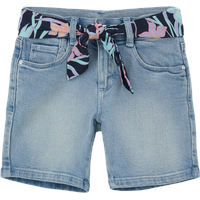 S.Oliver Jeans-Bermuda/Loose Fit/Super High Rise/Wide Leg/Bindegürtel blau 92/SLIM