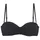 LASCANA Bügel-Bandeau-Bikini-Top Omara Schwarz 36 Cup D