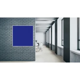 ALLboards Pinnwand Filztafel 120 x 120 cm Blau