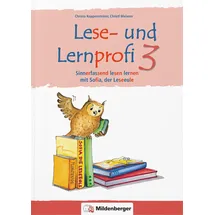 Mildenberger Verlag Gmbh Lese- und Lernprofi 3 – Arbeitsheft – silbierte Ausgabe