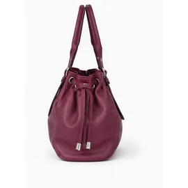 COLLEZIONE ALESSANDRO Schultertasche Bergamo Damen Leder rot
