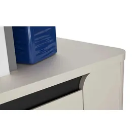 Forte Highboard Softclose ¦ beige ¦ Maße (cm): B: 130,3 H: 161,1 T: 44.8