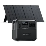 BLUETTI Stromerzeuger AC180 1800W/1152Wh Tragbarer Power Generator mit Solarpanel, 1,80 in kW, (Mobile Stromgenerator mit LiFePO4 Batterie), 2.700 W Powerlifting-Modus