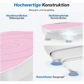 Merach Vibrationsplatte Rosa