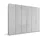 Wiemann Drehtürenschrank Monaco 295,2 x 216 x 58 cm Weiß
