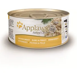 Applaws 70g Katzennassfutter Sparpaket 48 x 70 Gramm Hühnerbrust