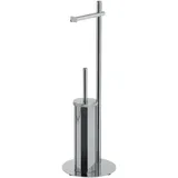 Gedy Circe Columna Toilettenpapierhalter & Toilettenbürstenhalter Chrom