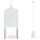 Paulmann Kame 1-flg. 8 cm rund transparent/weiß
