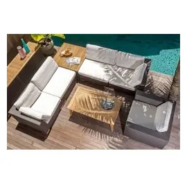 Garland Lounge Beistelltisch Havanna Teak Holz Gartentisch Kaffeetisch