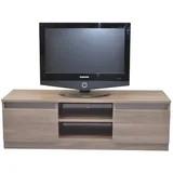 moebel-direkt-online Heike TV-Rack 120 x 41 x 37 cm Braun/Grau Spanplatte