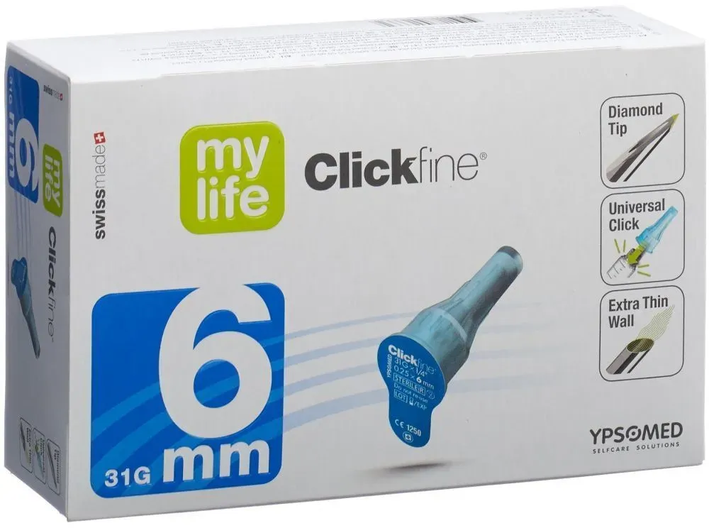 Mylife Clickfine® Pen-Nadeln 6mm 31G