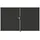 GROJA Gartentor 300 x 180 cm Anthrazit/Metall