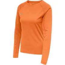 New Line Core Laufshirt langarm Damen orange tiger XS