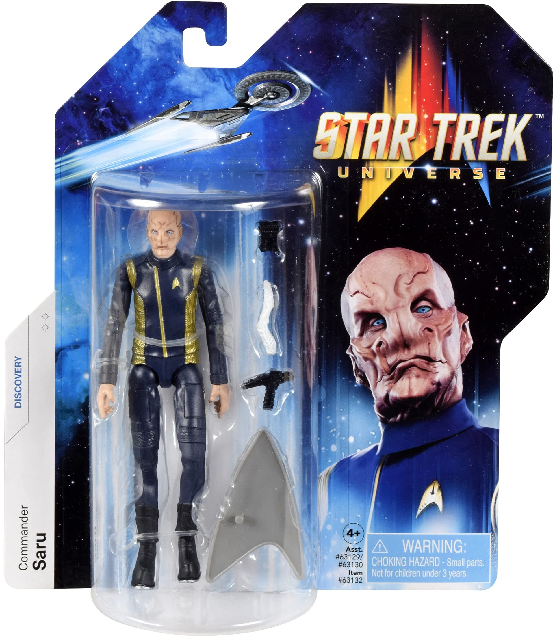 BANDAI Star Trek Figur Commander Saru | 12,7 cm Commander Saru Star Trek Discovery Actionfigur | Star Trek Discovery Toy Articulated Figure | Star Trek Gifts and Star Trek Merchandise