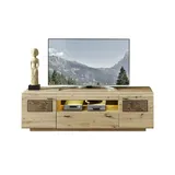 Uno Madera II TV-Lowboard 190x59x47 mehrfarbig Metall/Holzwerkstoff