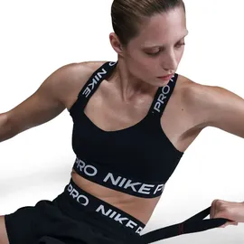 Nike Sport-BH Schwarz/Weiß XL