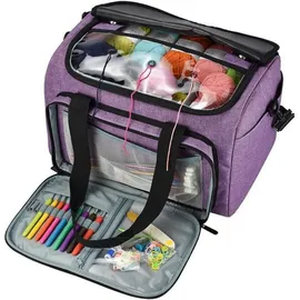 luxuskollektion Garntasche für Stricknadel-Set Häkelset Kreuzstich-Set Aufbewahrung