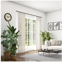 Neutex for you! Schiebegardine Allure (1 St), Paneelwagen, halbtransparent, Jacquard, Breite: 60 cm, nach Maß braun 60 cm x 175 cm