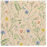 Papstar Servietten, 33 cm x 33 cm natur Sommaräng aus recyceltem Papier