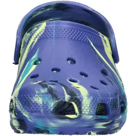Crocs Classic Marbled Clog K Navy/Turbo Teal 34