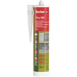 fischer Hybrid-Dichtstoff Flex MS grau - 290 ml Kartusche
