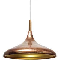 Bamyum Champion 1-flg. Ø35 cm rund Holz Kupferfarbe
