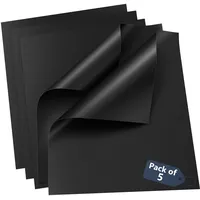 Homealexa Grillmatte 40 x 33 cm Teflon schwarz