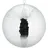 Relaxdays Discokugel Ø 40 cm Silber