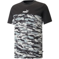 Puma Essentials Block Camouflage T-Shirt Herren 01 black S