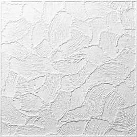 Decosa Deckenplatte Valencia 50 cm x 50 cm Weiß