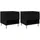 vidaXL Nachtschrank 2 Stk. 50 x 46 x 50 cm Schwarz