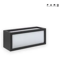Faro Outdoor Wandleuchte TEJO E27, IP54, dunkelgrau FAR-70573