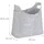 Relaxdays Kaminholztasche Filz 40 x 39,5 x 23 cm grau