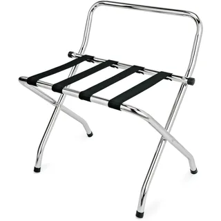 Was Germany - Gepäckablage mit Wandschutz, edelstahlfarben, 62 x 47 x 46 cm, verchromt/Nylon