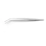 HENDI Gebogene Pinzette Silber 305 mm