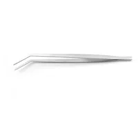 HENDI Gebogene Pinzette Silber 305 mm