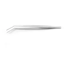 HENDI Gebogene Pinzette Silber 305 mm