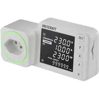 VOLTCRAFT SEM5000 CH DUAL Energiekosten-Messgerät Kostenprognose, Alarmfunktion, Stromtarif einstellbar, Datenloggerfunktion