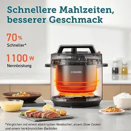 COSORI Schnellkochtopf schwarz 5,7 l