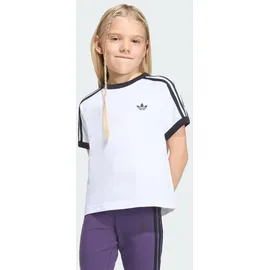 adidas 3-Streifen T-Shirt - White / Black - 110