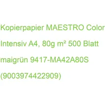 MAESTRO color Kopierpapier A4 80g 500Bl maigrün