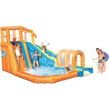 BESTWAY H2OGO! Hurricane Wasserpark mit Dauergebläse 420 x 320 x 260 cm