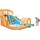 BESTWAY H2OGO! Hurricane Wasserpark mit Dauergebläse 420 x 320 x 260 cm