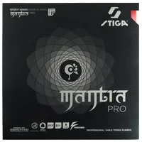 Stiga Erwachsene (Unisex) Mantra Pro Xh Tischtennisbelag, Rot, 2.1 mm