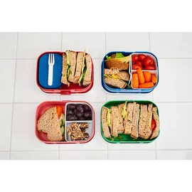 Mepal Campus Brotdose mit Bento-Einsatz und Gabel 750 ml Disney Princess