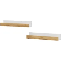 Vicco Wandregal Tomy 60 x 10 x 12 cm Weiß