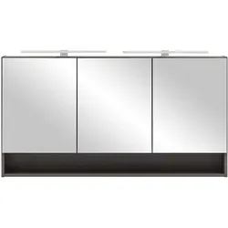 Großer Spiegelschrank mit LED Beleuchtung 120 cm breit