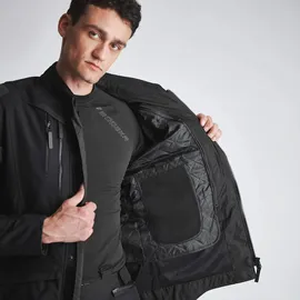 Modeka Striker III Motorradjacke Schwarz XXL